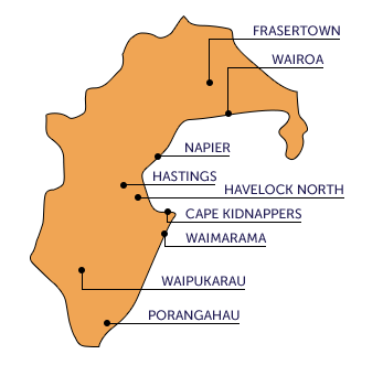 Hawke's Bay map