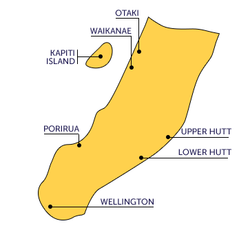 Wellington map