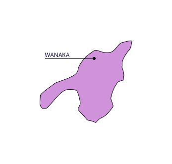 Lake Wanaka map