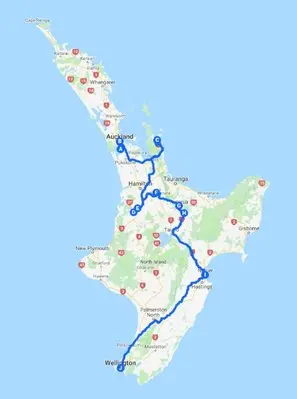 North Island Tour Itinerary - 12 Days 